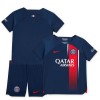 Maillot de Supporter Paris Saint-Germain 2023-24 Domicile Pour Enfant